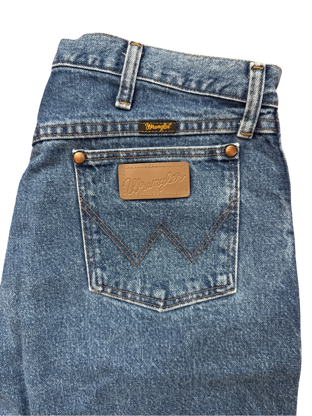 Wrangler Cowboy Style Jeans‎ Men’s Size 34x34 Rancher Farm Denim Blue Jeans